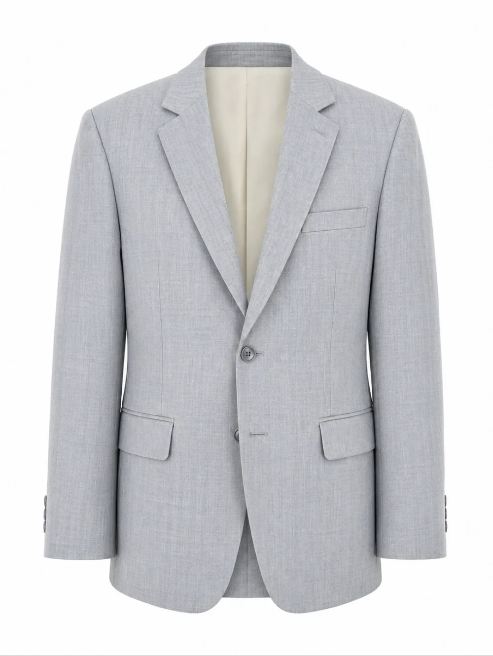 Haggar Linen Light Blue‎ Single-Breasted Sport Coat